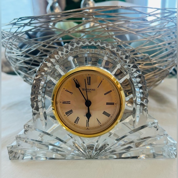Waterford Other - Waterford Crystal Wharton Mantel Clock